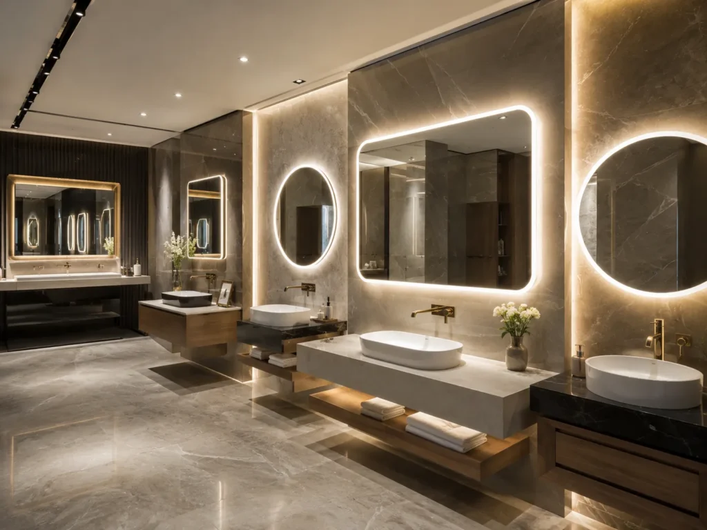 Top 5 Bathroom Mirror Trends for Hotel and Commercial Projects in 2026