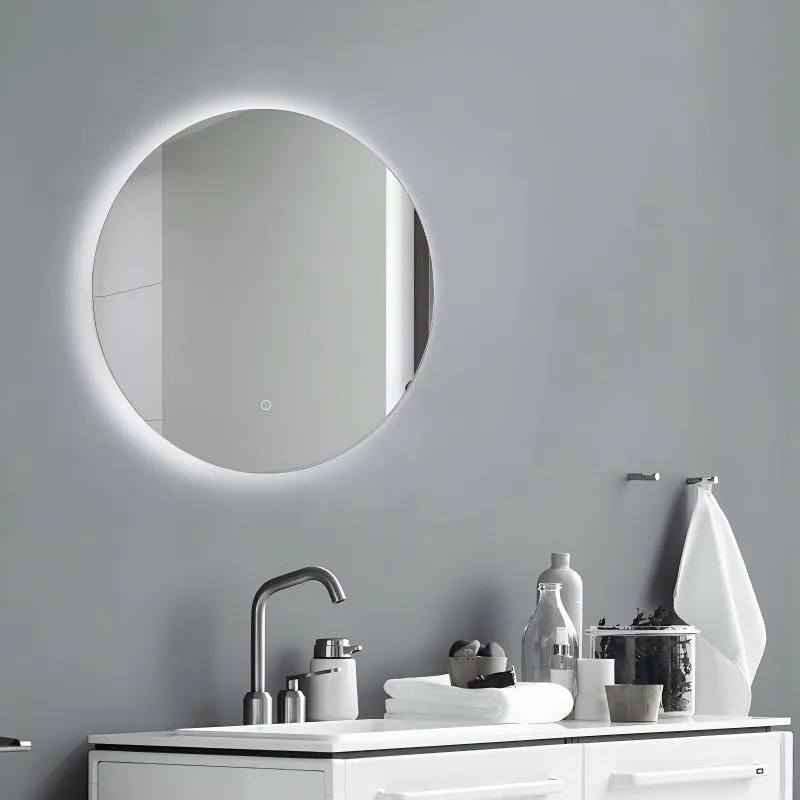 NISSIYA Halo Backlit Bathroom Mirror