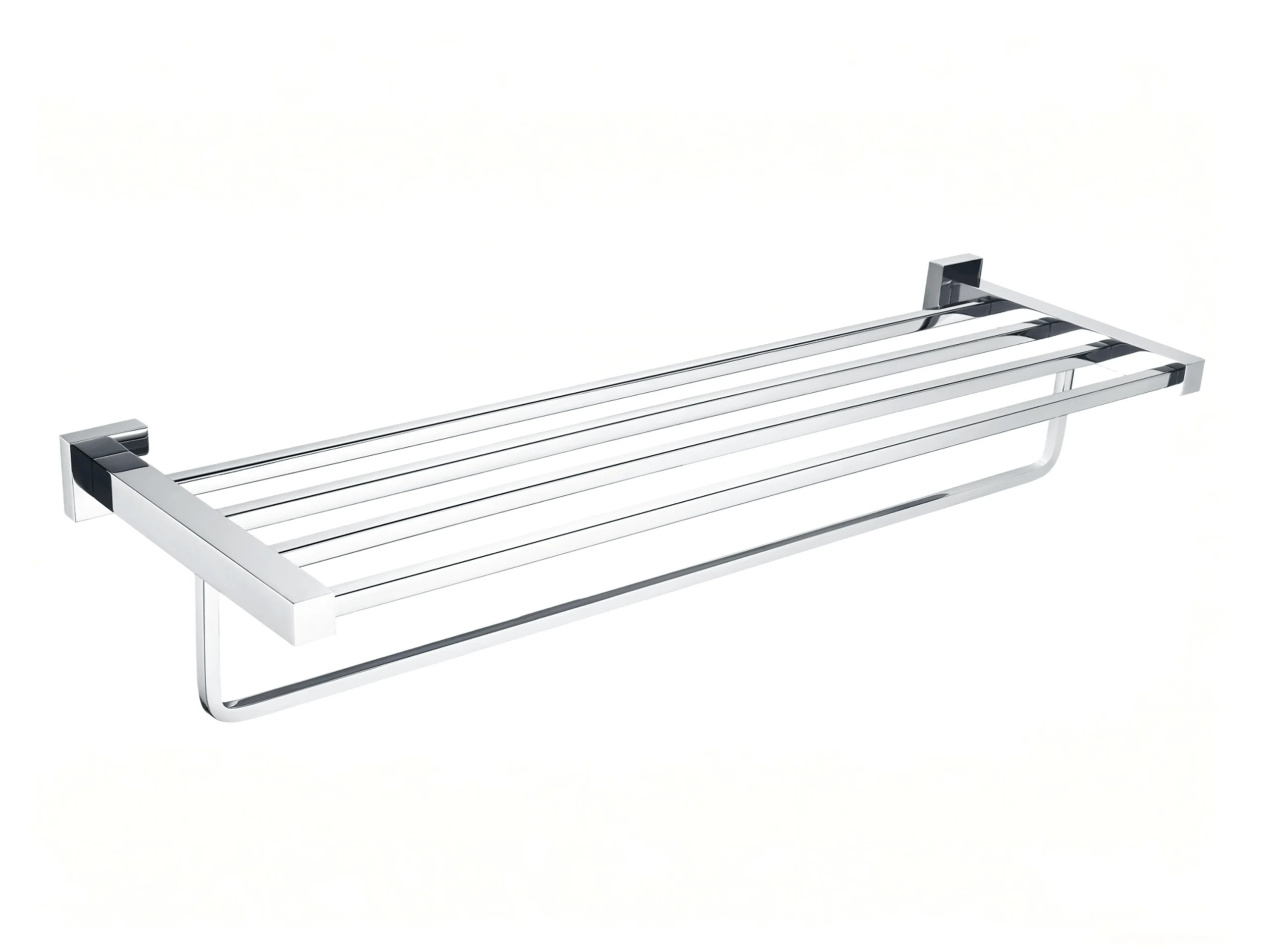 304 Square Stainless Steel Bathroom Towel Rack