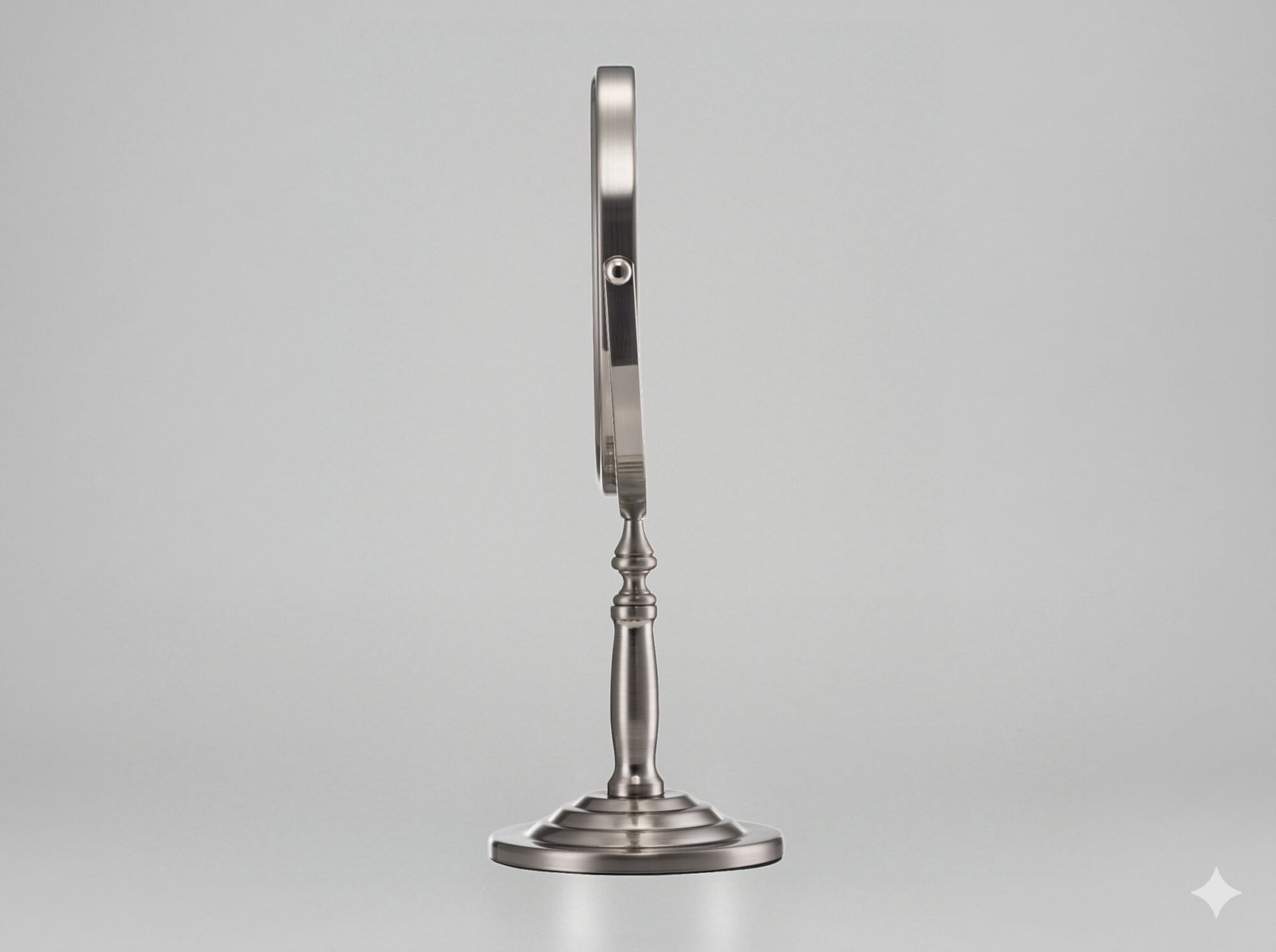 NISSIYA COLUMN-C 8 Inch Double-Sided Tabletop Makeup Mirror