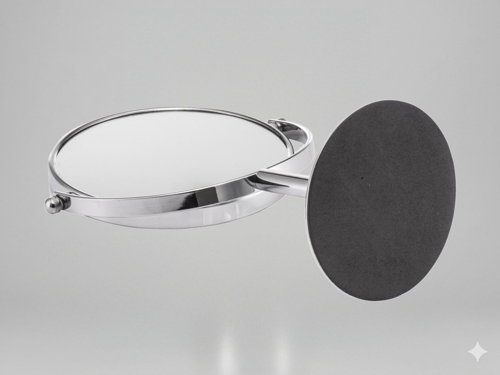 NISSIYA AURA-C 8 Inch Double-Sided Tabletop Makeup Mirror