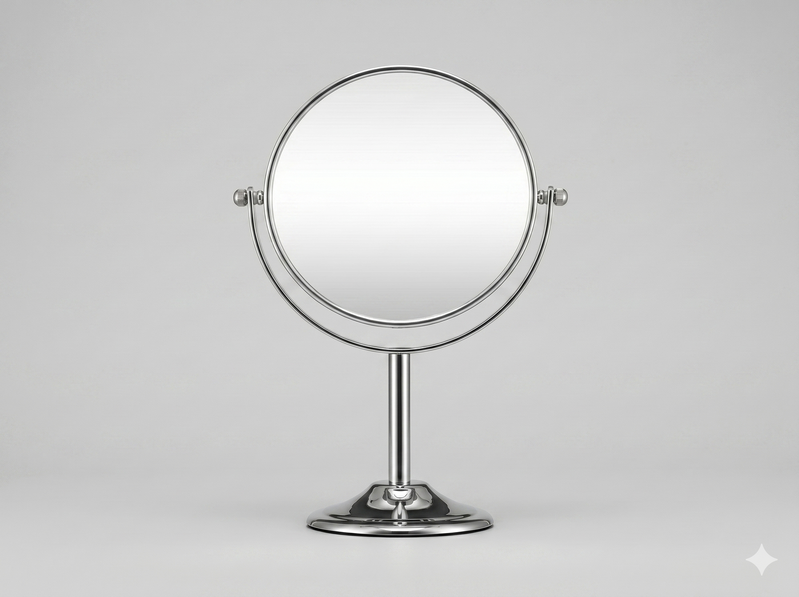 NISSIYA AURA-C 8 Inch Double-Sided Tabletop Makeup Mirror