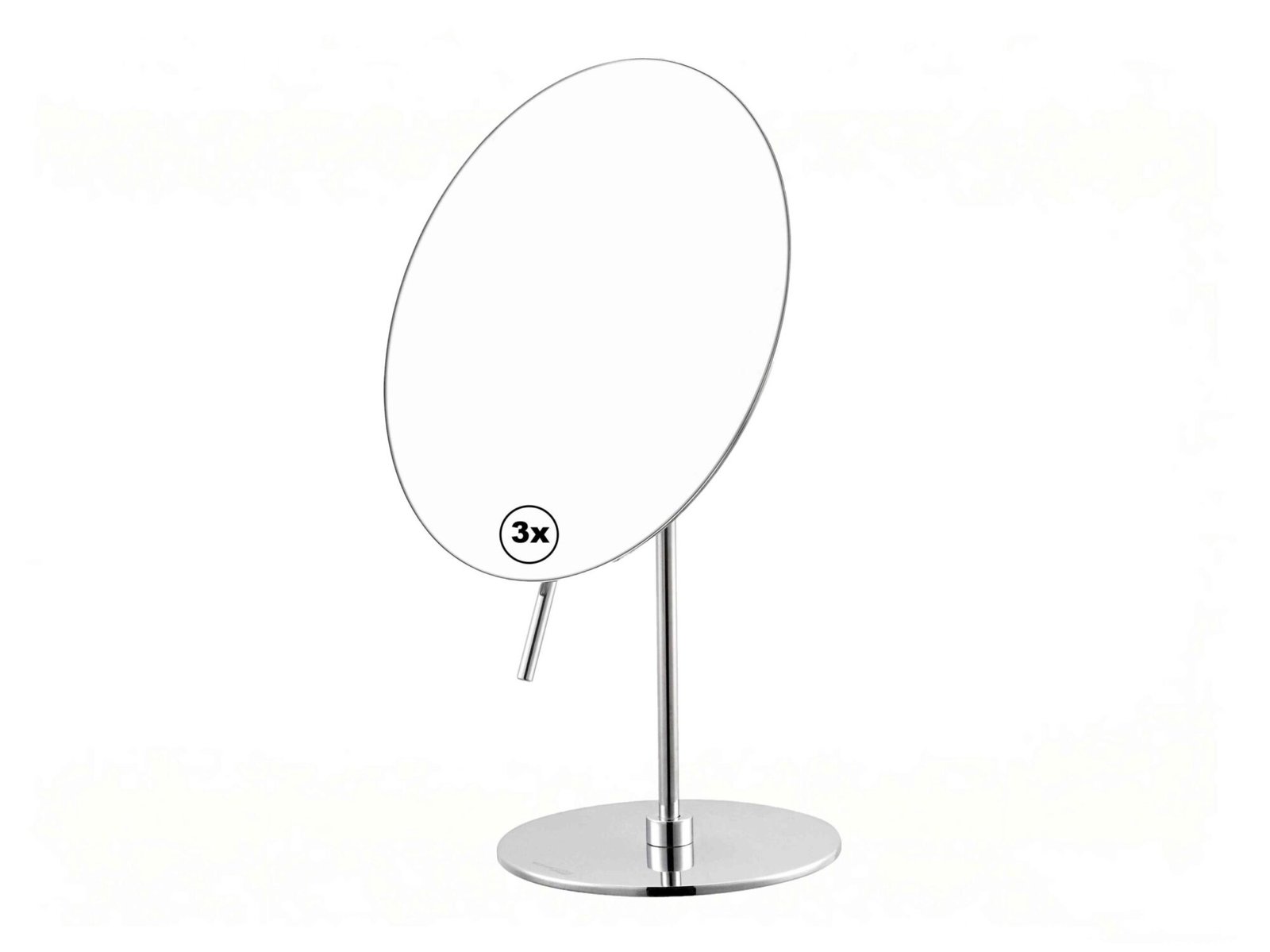 NISSIYA GLIDE-S Round Tabletop Makeup Mirror