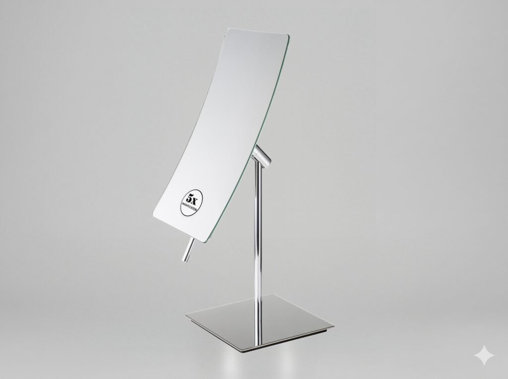 NISSIYA SCULPT-Rectangular Tabletop Makeup Mirror