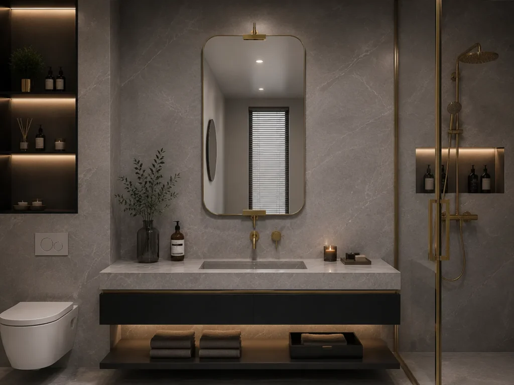 Adjustable Backlit LED Bathroom Mirror