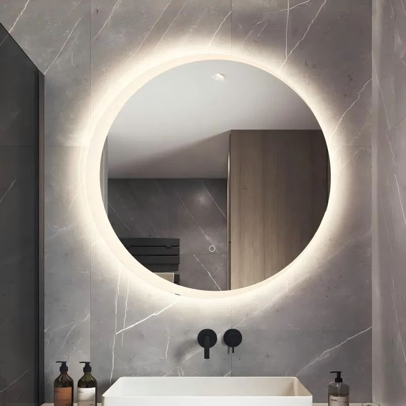 NISSIYA Crescent Dual-Light LED Mirror