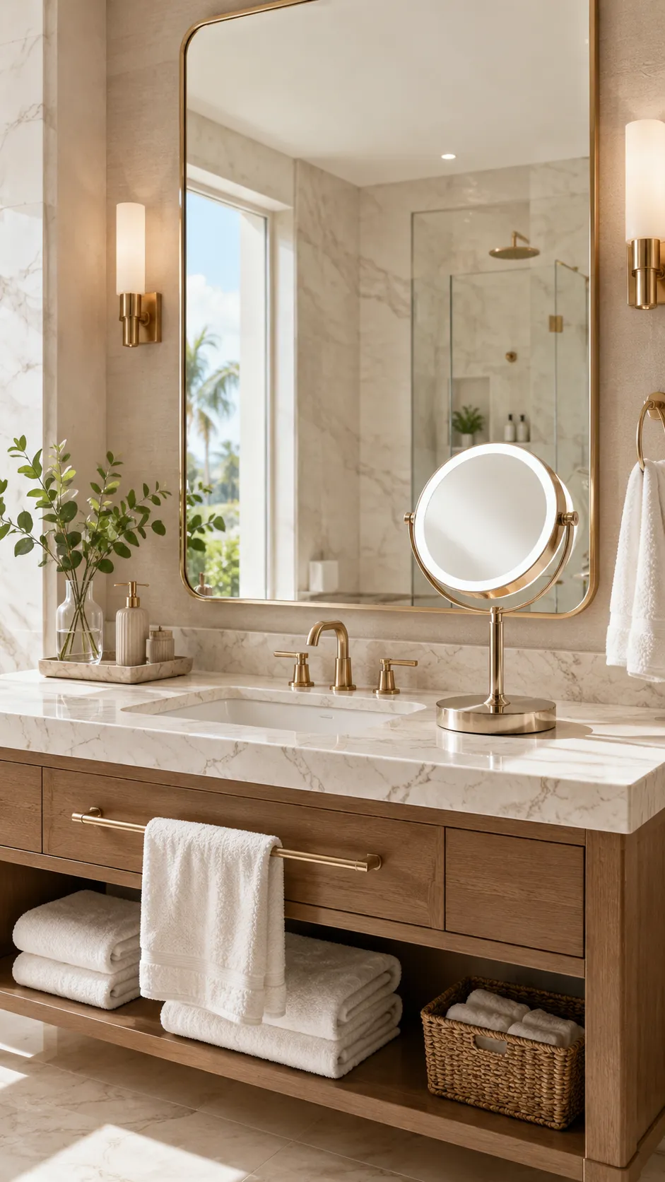 NISSIYA bathroom mirrors makeup mirrors and bathroom accessories for hotel retail and commercial projects