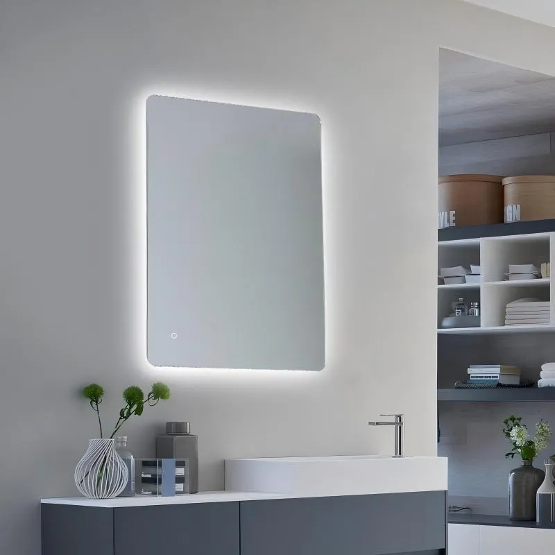 NISSIYA S-Backlit LED Bathroom Mirror