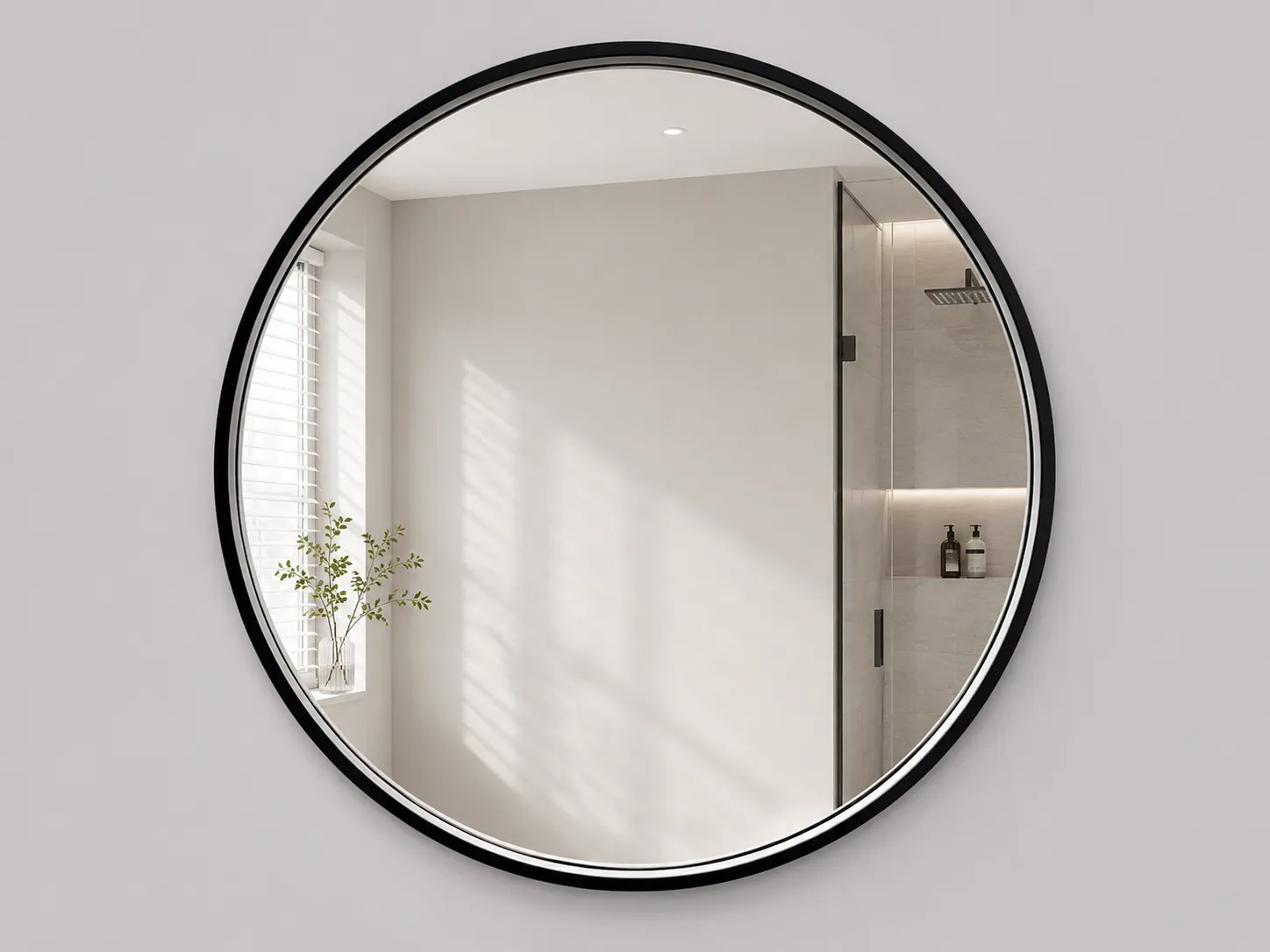 HaloFrame™ Round LED Bathroom Mirror