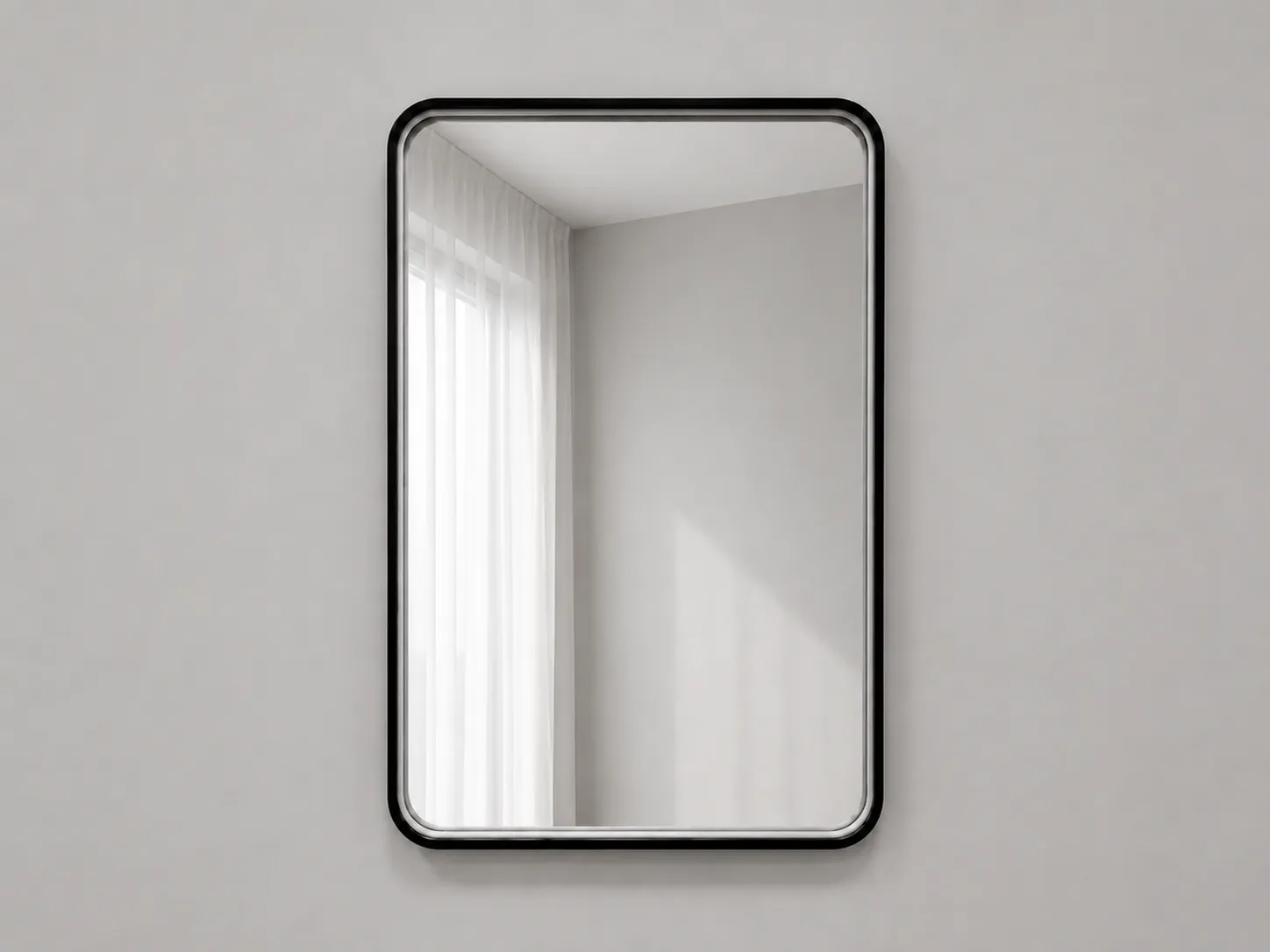HaloFrame™ Rounded Rectangle LED Bathroom Mirror