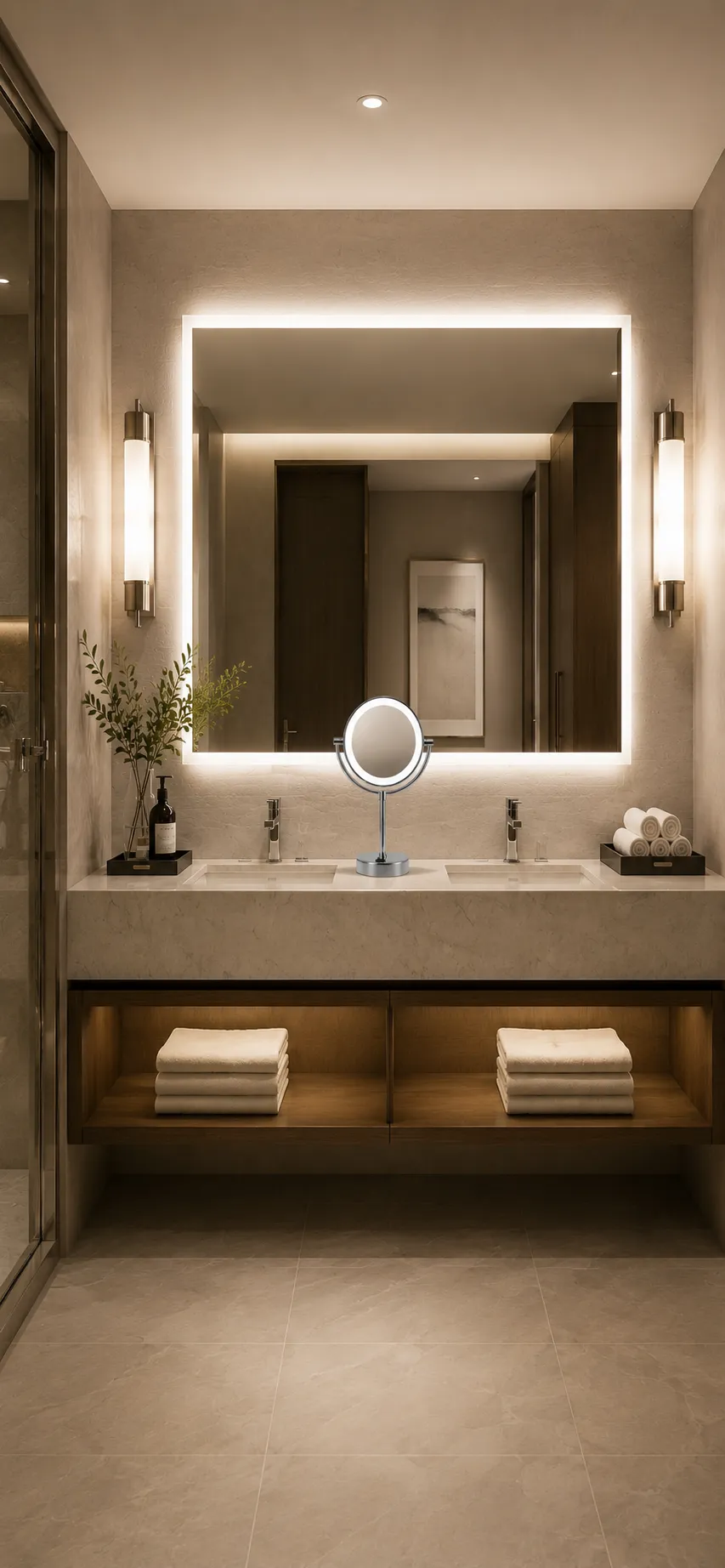 Certified LED mirror manufacturer for hotel bathroom mirror projects