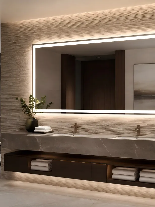 Professional LED mirror manufacturer for hotel and commercial bathroom projects