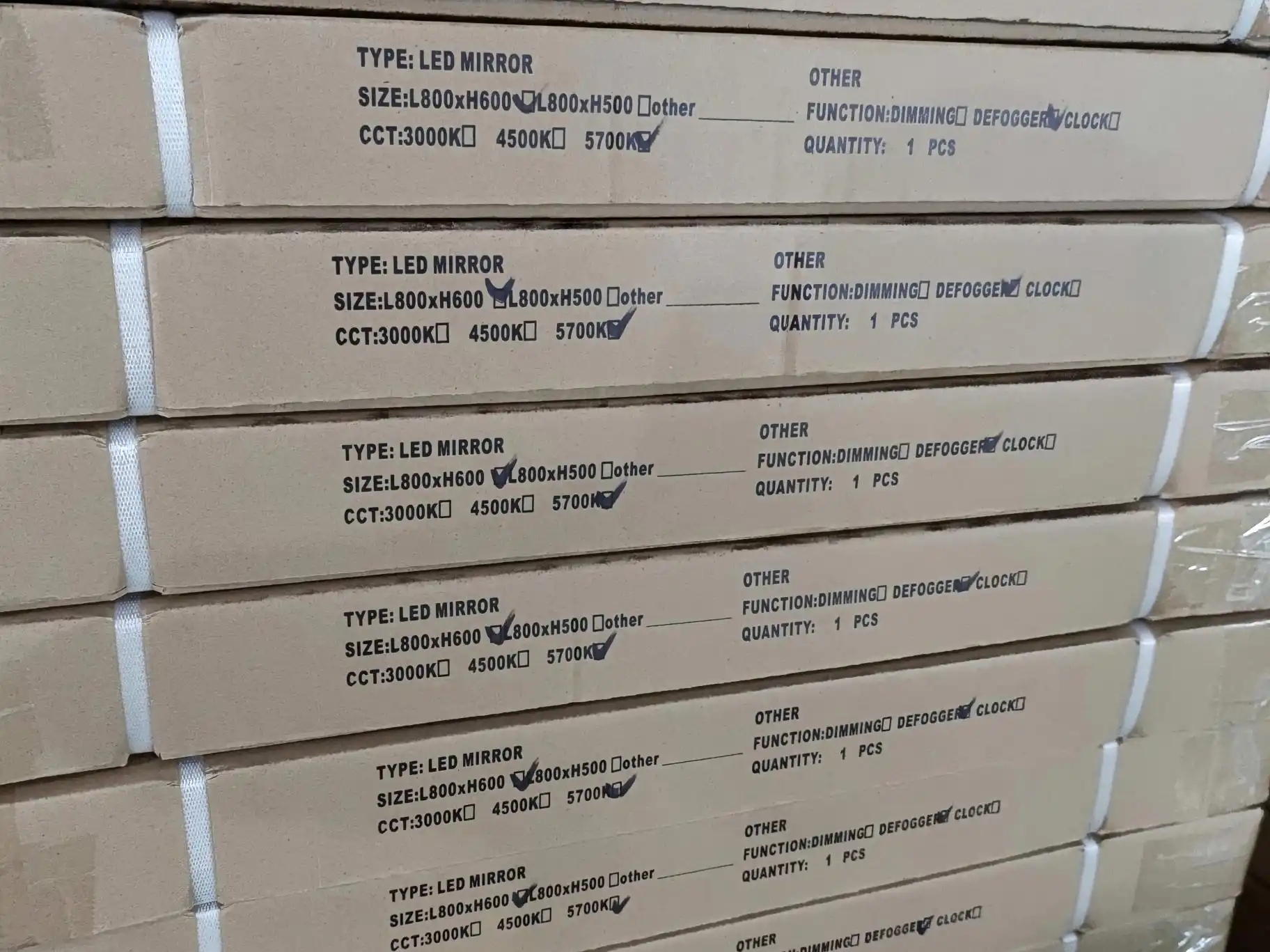 Hotel Bathroom Mirror Bulk Packaging Hotel bathroom mirror bulk packaging for hospitality projects