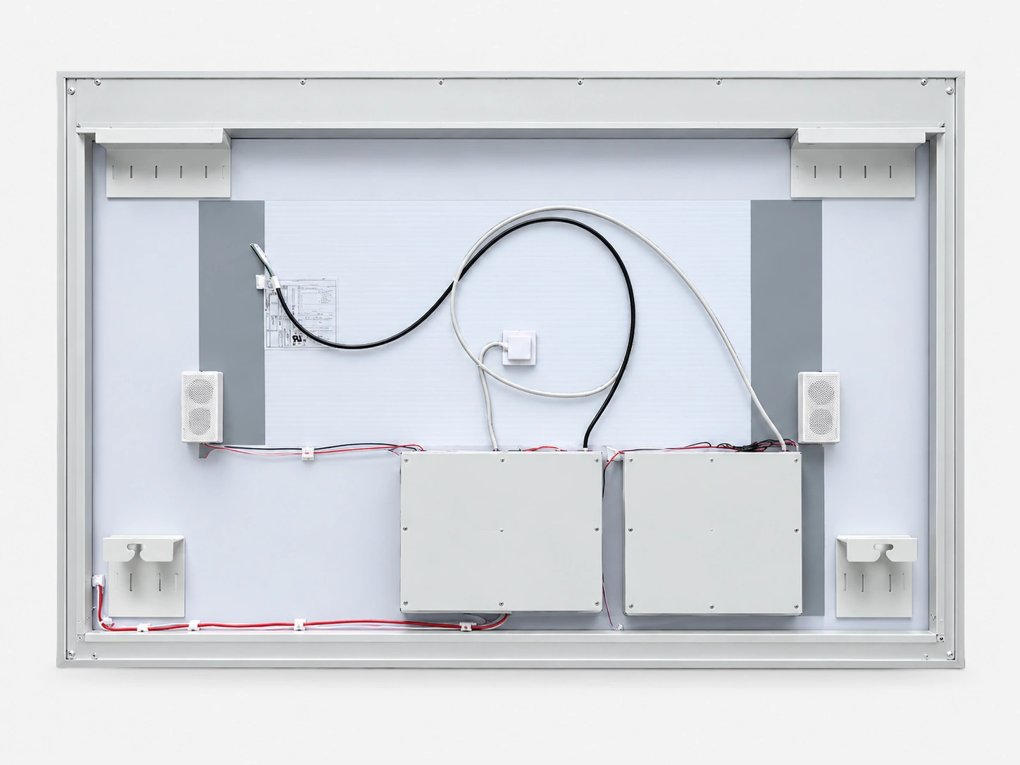 NISSIYA Bluetooth LED Bathroom Mirror with WiFi Smart Display